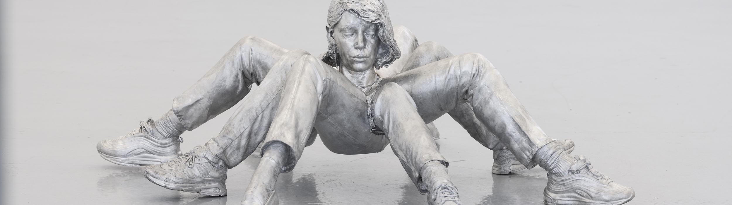 Lili REYNAUD-DEWAR, Sincerely Yours, A Reply (monster number 1, after Rosalind Krauss'  mind), 2023 Aluminum, 75 x 135 x 135 cm Courtesy Galleri Opdahl © Adagp, Paris, 2026