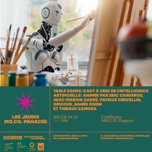 L’art à l’ère de l’intelligence artificielle Robot en train de peindre