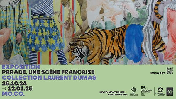 Assan Smati, "Parade" (détail), 2015, huile sur toile. Courtesy de l'artiste © Adagp, Paris, 2024. © Tobias Brackmann