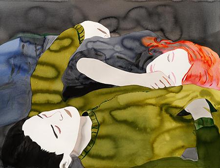 Françoise Pétrovitch, "Sans titre", 2024. 120 × 160 cm. Lavis d'encre sur papier / Ink wash on paper. Courtesy Semiose, Paris. Photo : Pauline Assathiany ©Adagp, Paris, 2025 Françoise Pétrovitch, "Sans titre", 2024. 120 × 160 cm. Lavis d'encre sur papier / Ink wash on paper. Courtesy Semiose, Paris. Photo : Pauline Assathiany ©Adagp, Paris, 2025