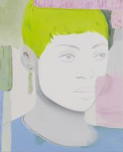 Françoise Pétrovitch, "Sans teint", 2024, Huile sur toile / Oil on canvas. 100 × 81 cm / 39 3/8 × 31 7/8 inches. Courtesy Semiose, Paris. Photo : Aurélien Mole ©Adagp, Paris, 2025