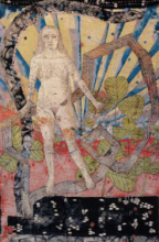 Kiki SMITH, "Earth", 2012 Tapisserie jacquard Cotton jacquard tapestry, 295 x 190 cm Magnolia Editions, Édition de 10 + 2 EA Magnolia Editions, Edition of 10 + 2 AP  © Kiki Smith, courtesy Galerie Lelong