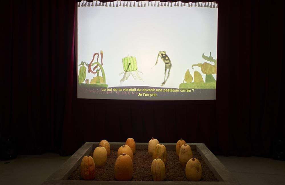 Max Hooper Schneider, "To become a melon head", 2019 © Marc Domage