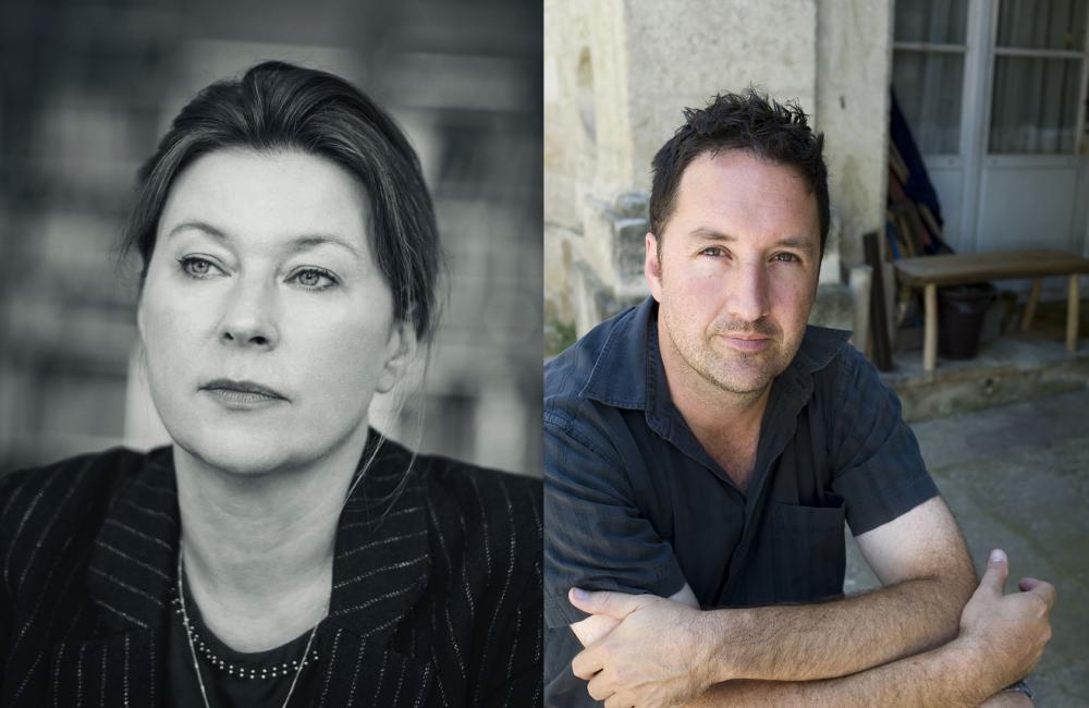 Portraits de Anne Pontégnie et Guy Delisle