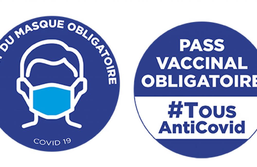Masque et pass vaccinal
