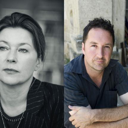 Portraits de Anne Pontégnie et Guy Delisle